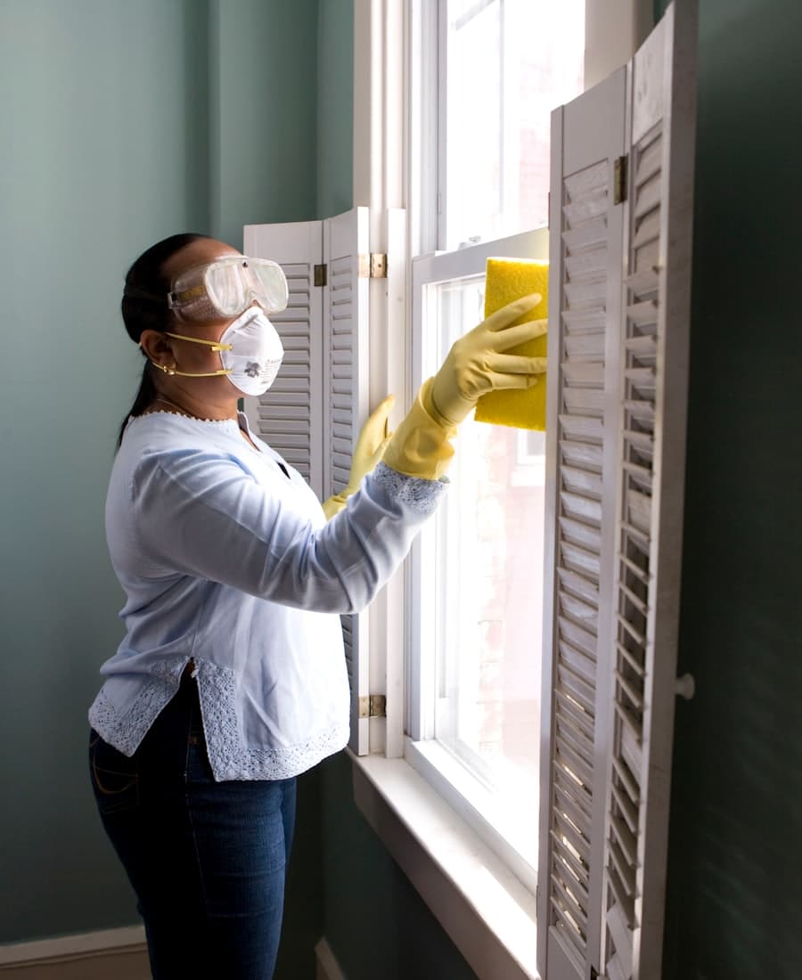 Home maintenance and cleaning in a modern space